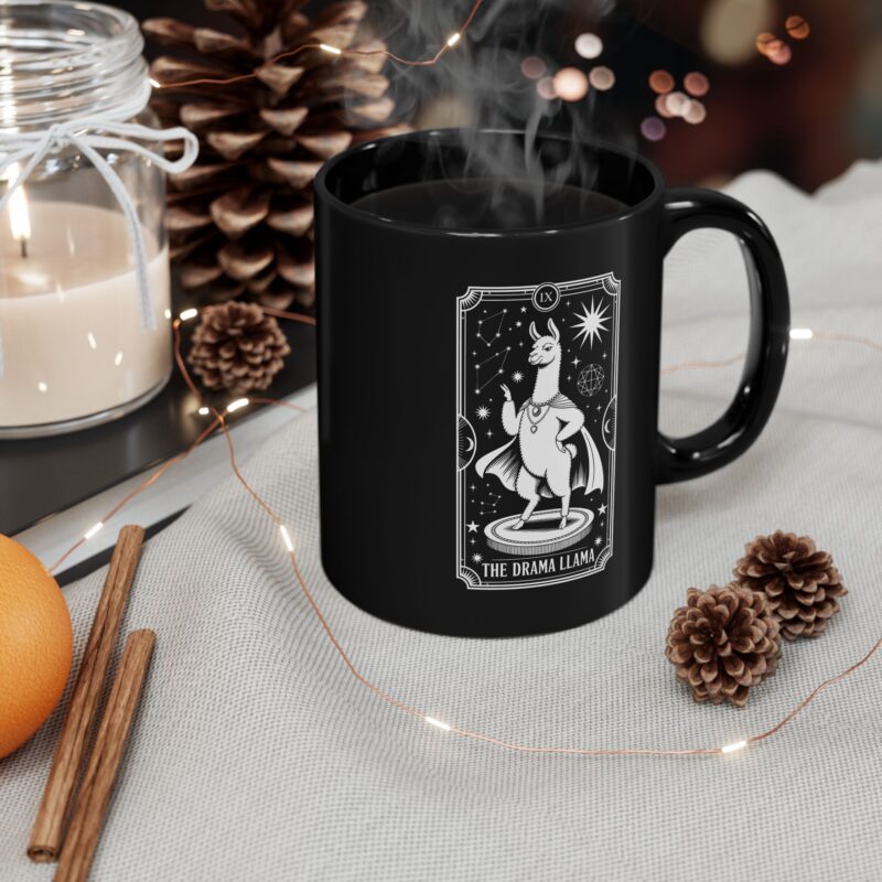The Drama Llama Tarot Ceramic Mug - Image 4