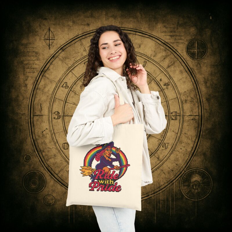 Ride with Pride Tote Bag - Image 9