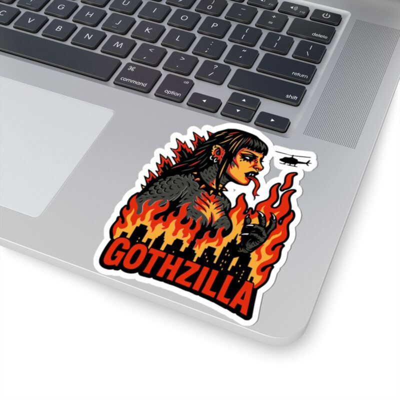 Gothzilla Kiss-Cut Sticker - Image 2