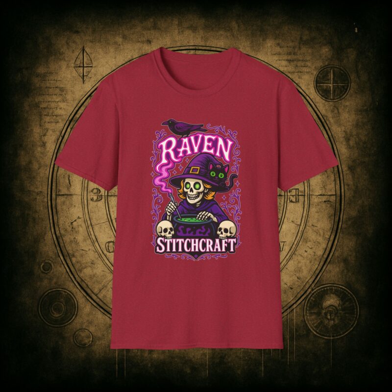 Raven Stitch Craft Brewing Unisex T-Shirt - Image 73