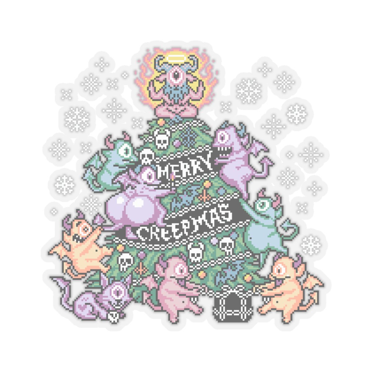 Merry Creepmas Kiss-Cut Sticker - Image 19