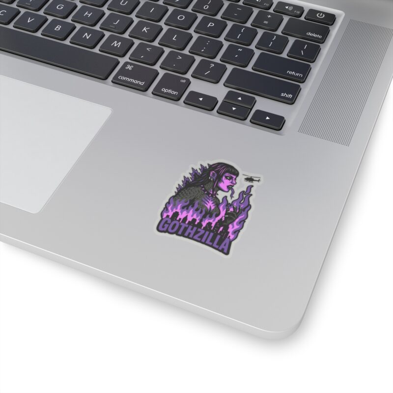 Gothzilla (Purple) Kiss-Cut Sticker - Image 5