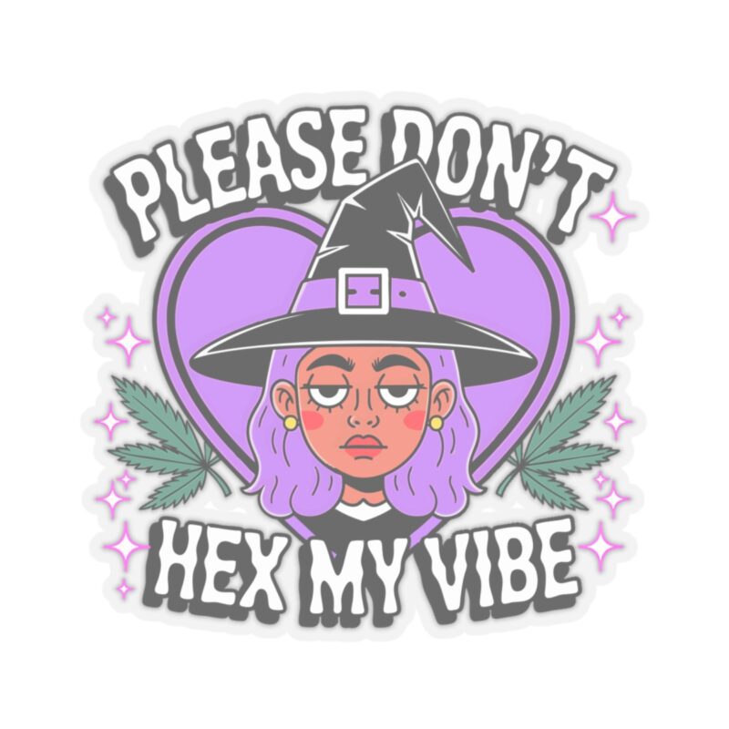 Don’t Hex My Vibe Kiss-Cut Sticker - Image 19