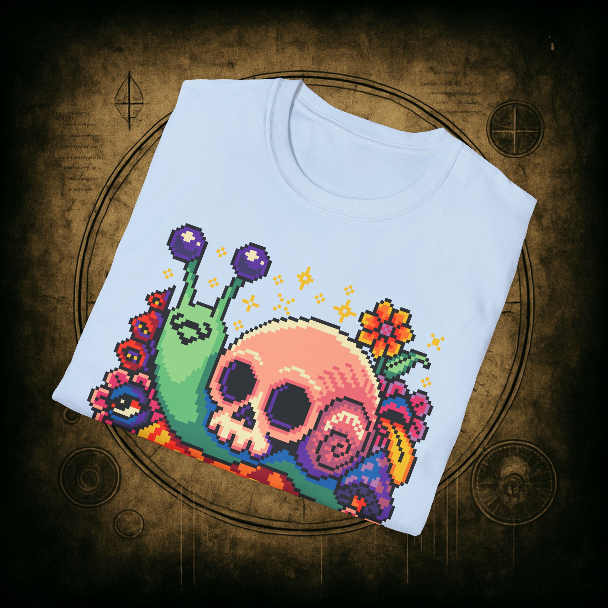 Skull Snail Unisex T-Shirt - Image 62
