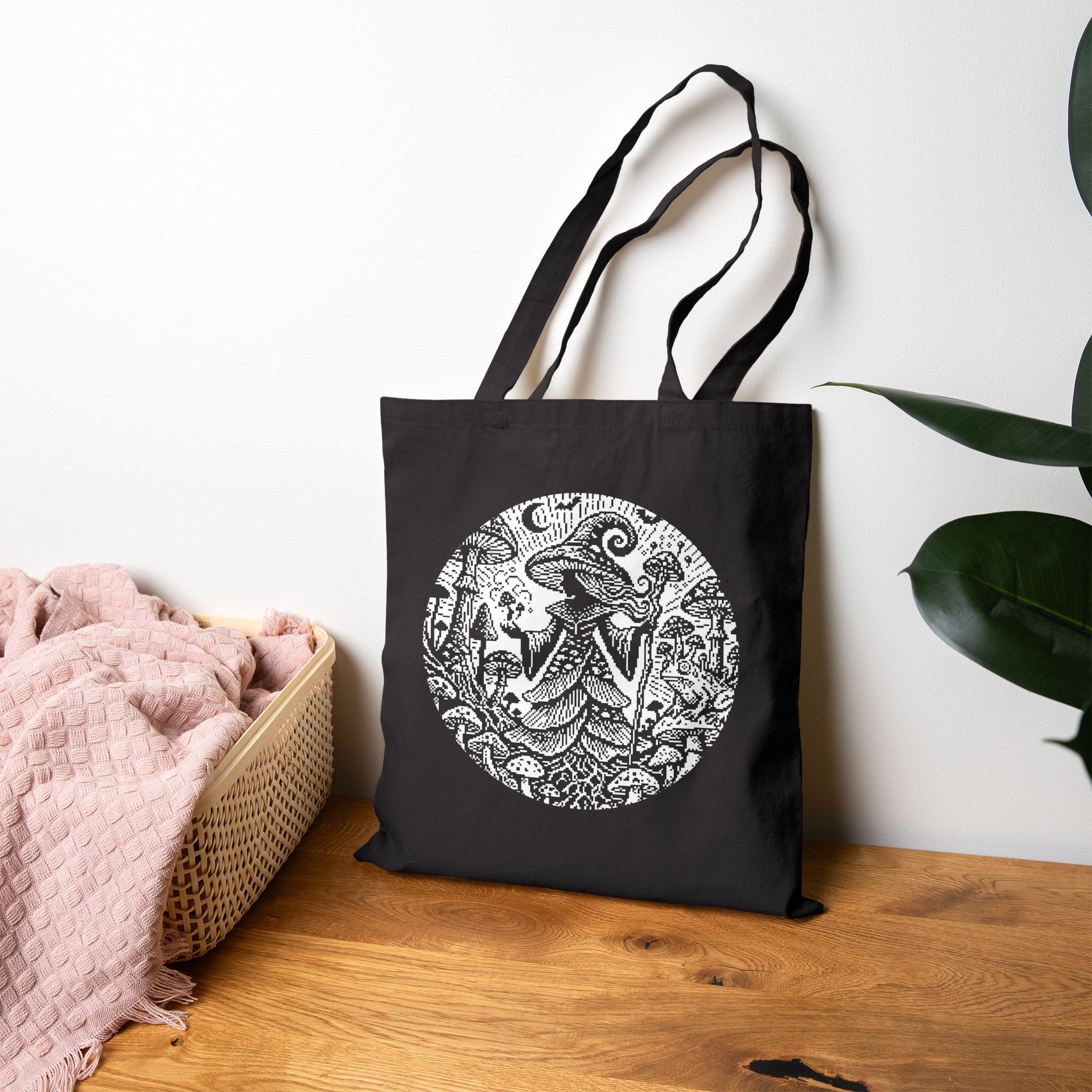 Mycelium Witch Tote Bag - Image 13