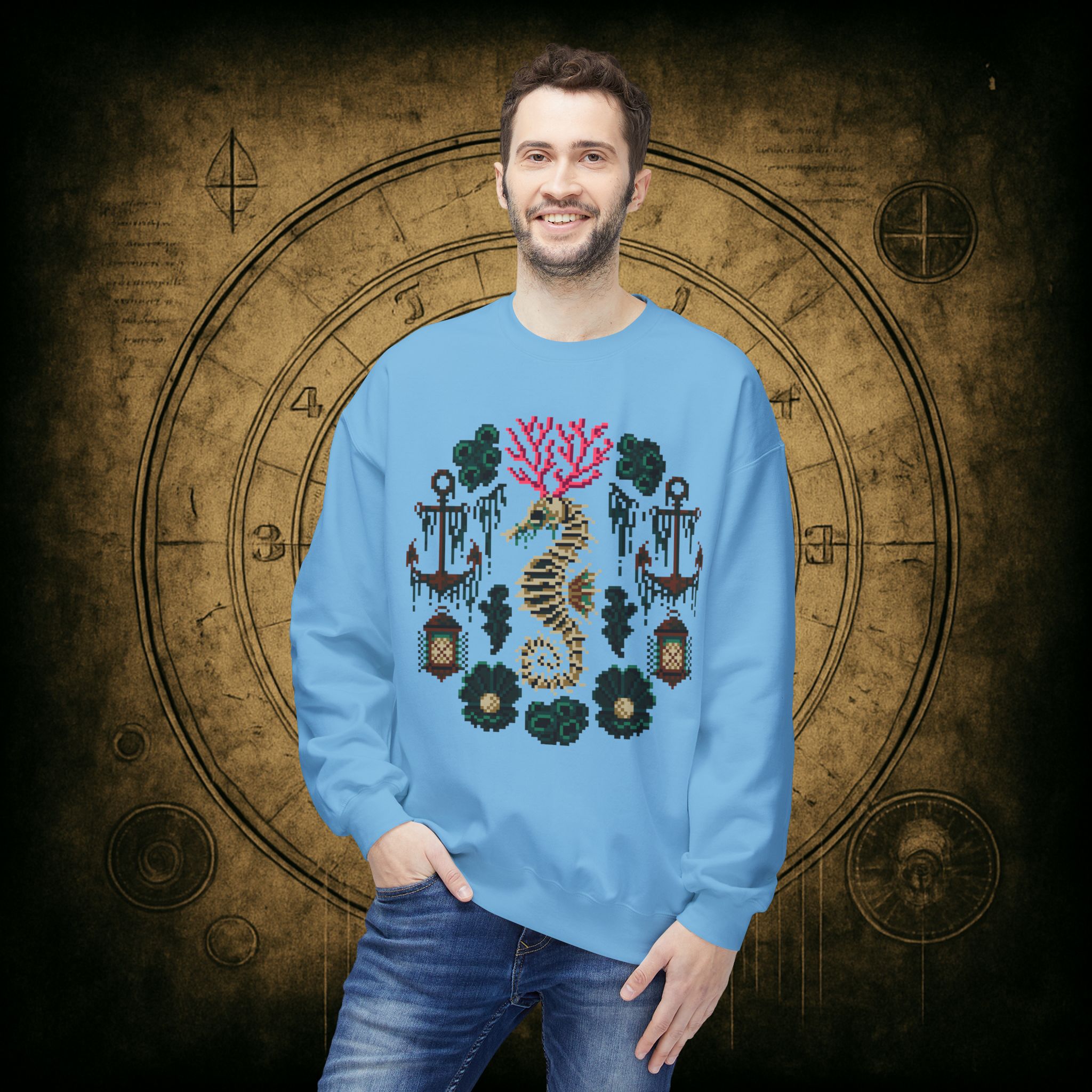 Coral Seahorse Sweatshirt - Image 35