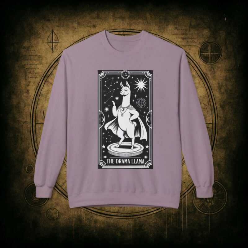 The Drama Llama Tarot Unisex Sweatshirt - Image 37