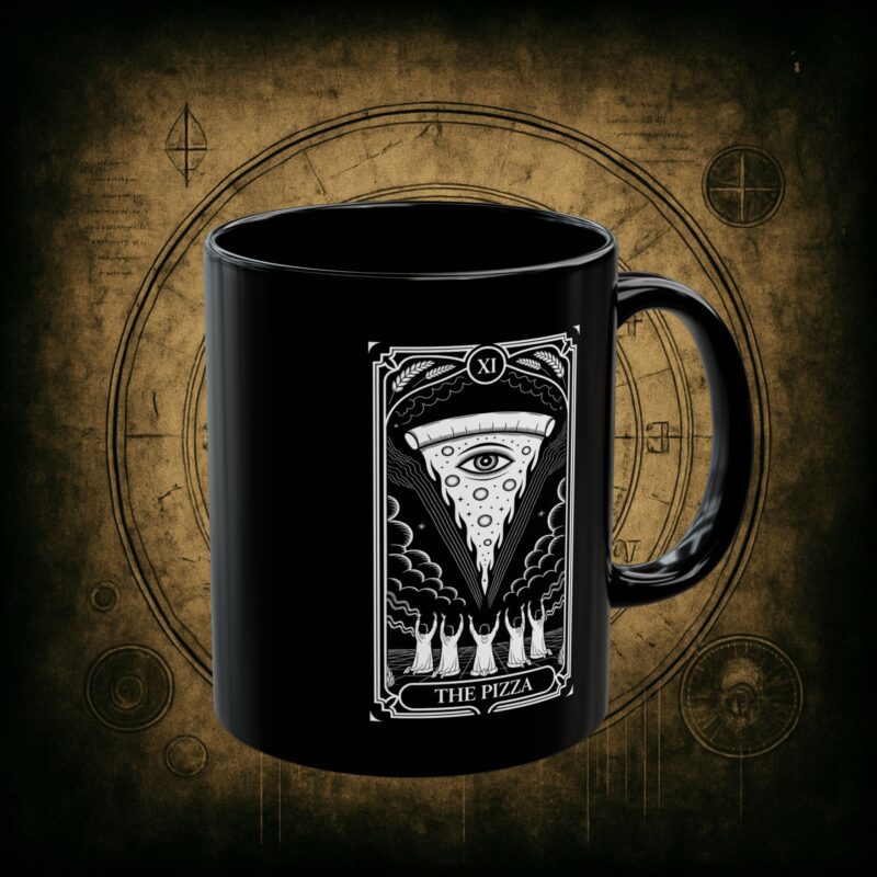 The Pizza Tarot Ceramic Mug - Image 3