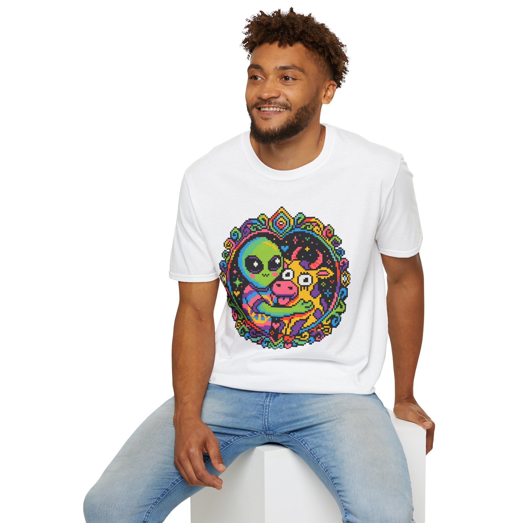 Space Cow Unisex T-Shirt - Image 34
