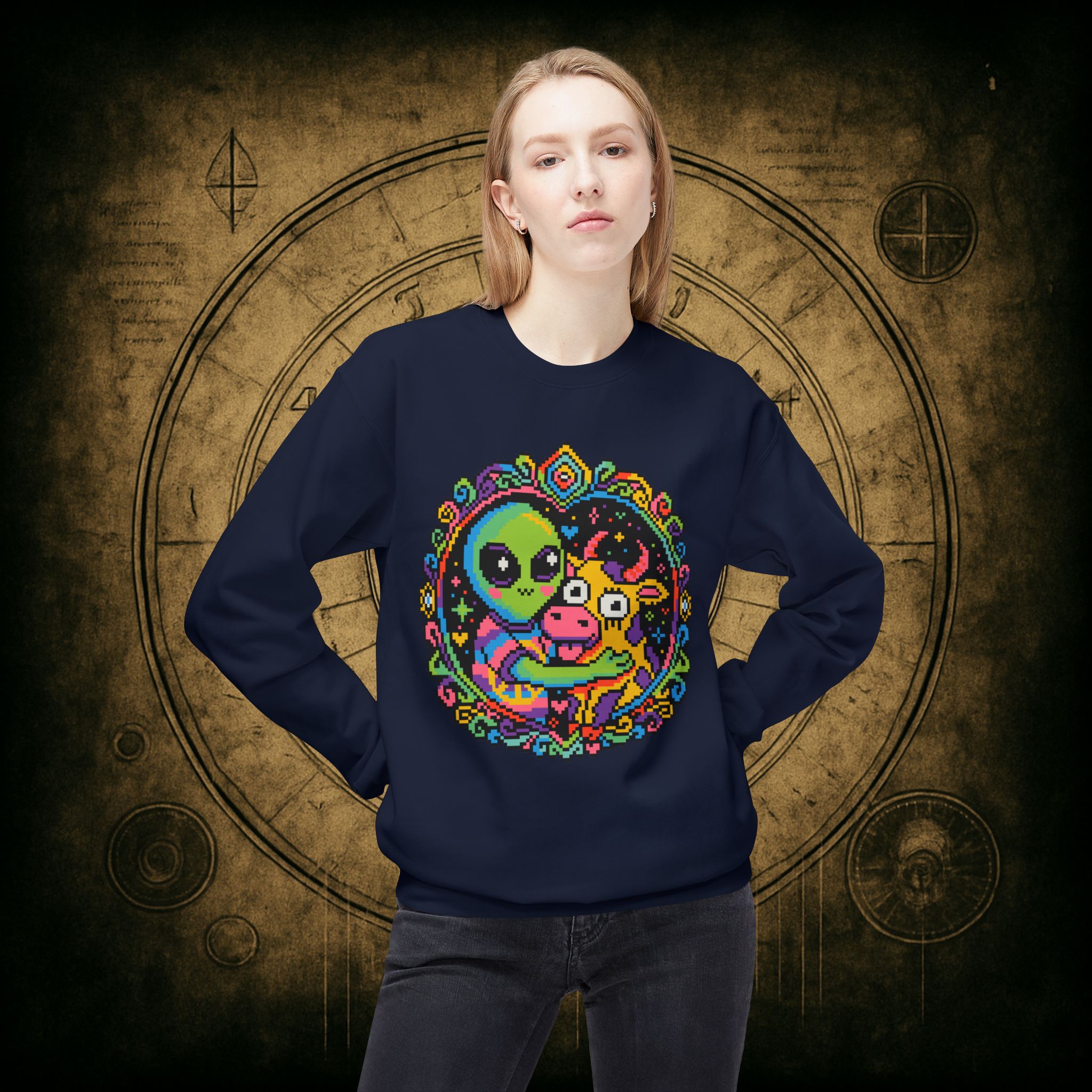 Space Cow Sweatshirt - Image 46