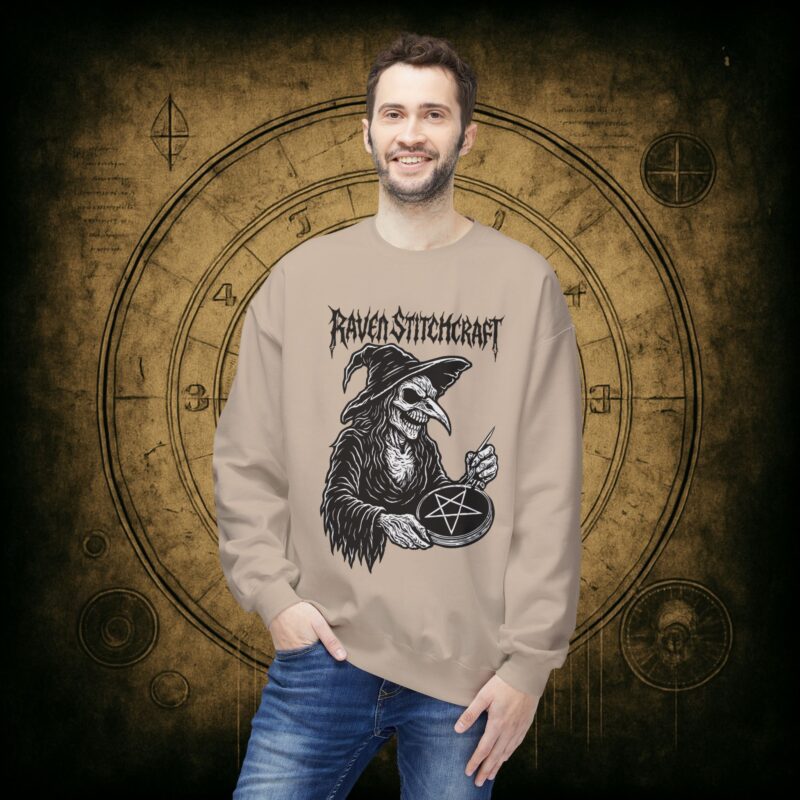 Raven Stitcher Unisex Sweatshirt - Image 15