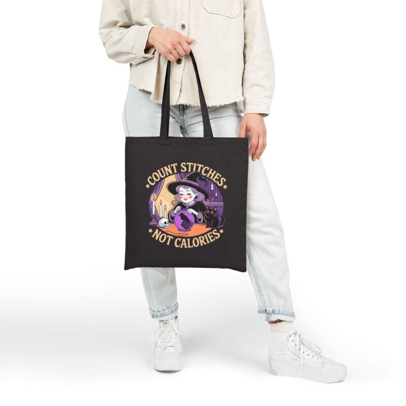 Count Stitches Not Calories Tote Bag - Image 4