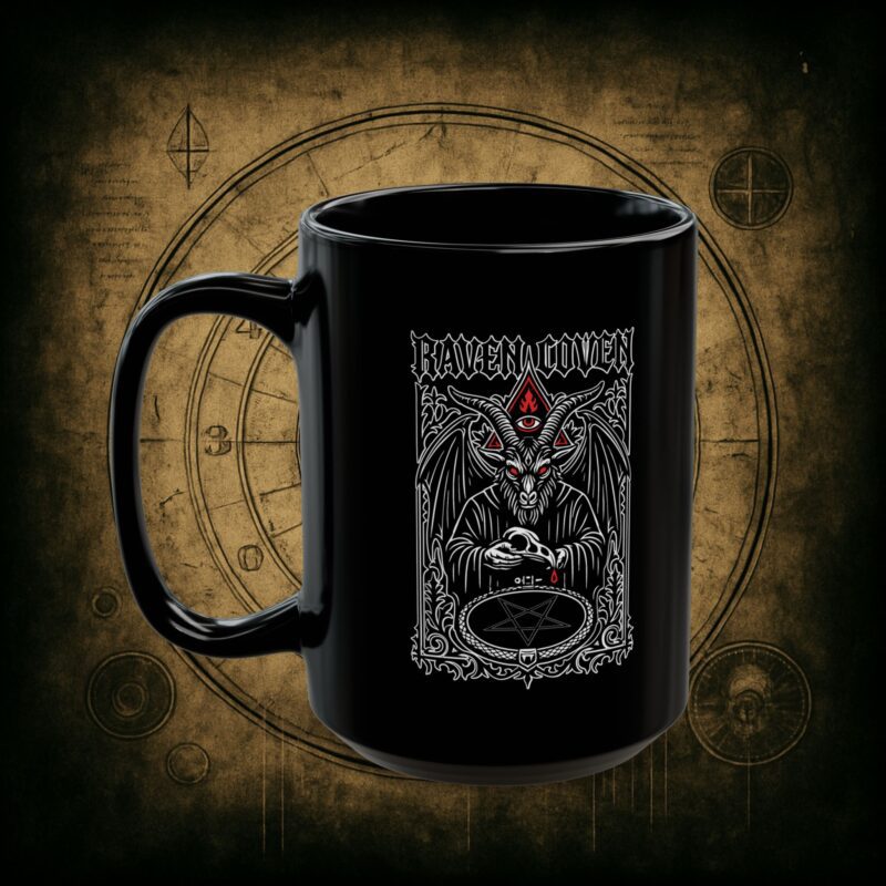 Raven Coven Initiation Ceramic Mug - Image 8