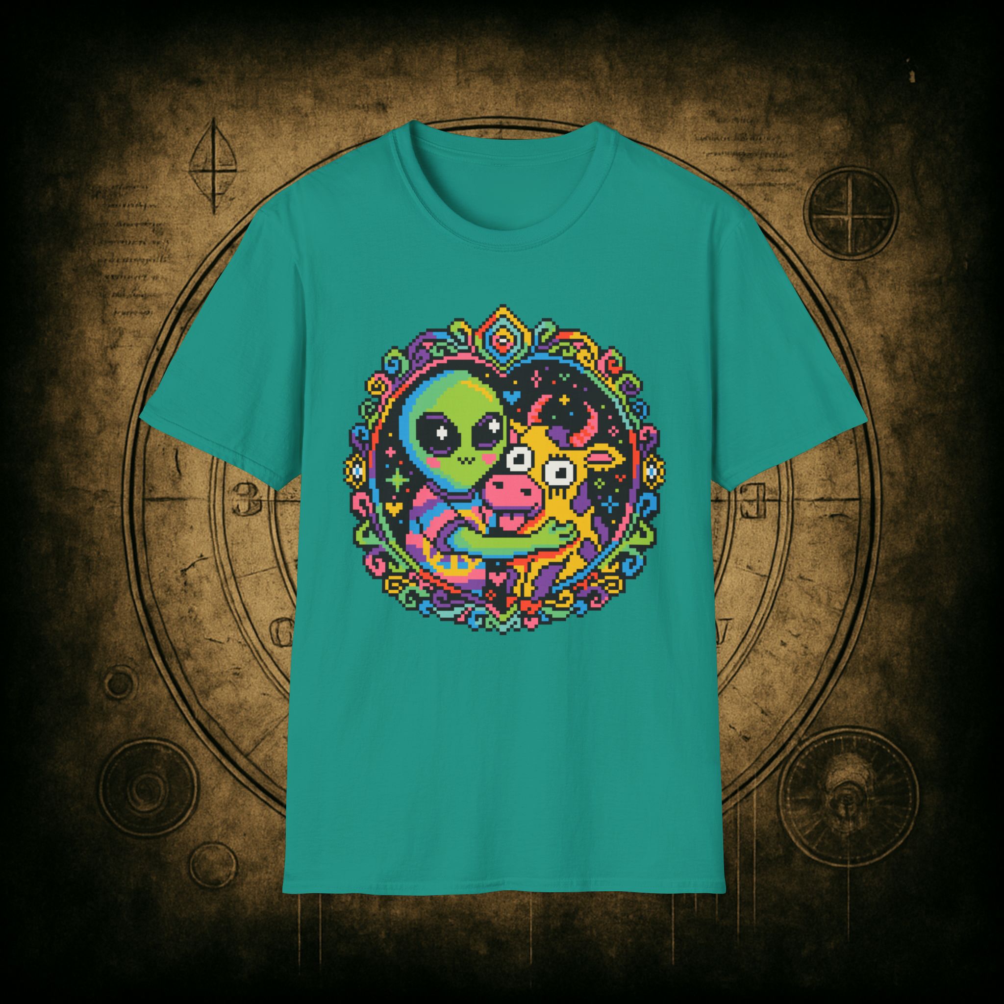 Space Cow Unisex T-Shirt - Image 54