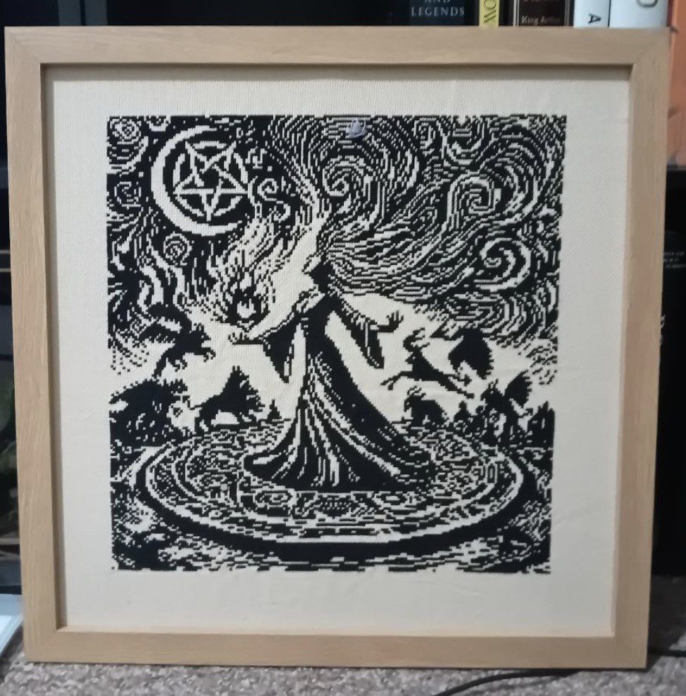 Woodcut Summoner Witch