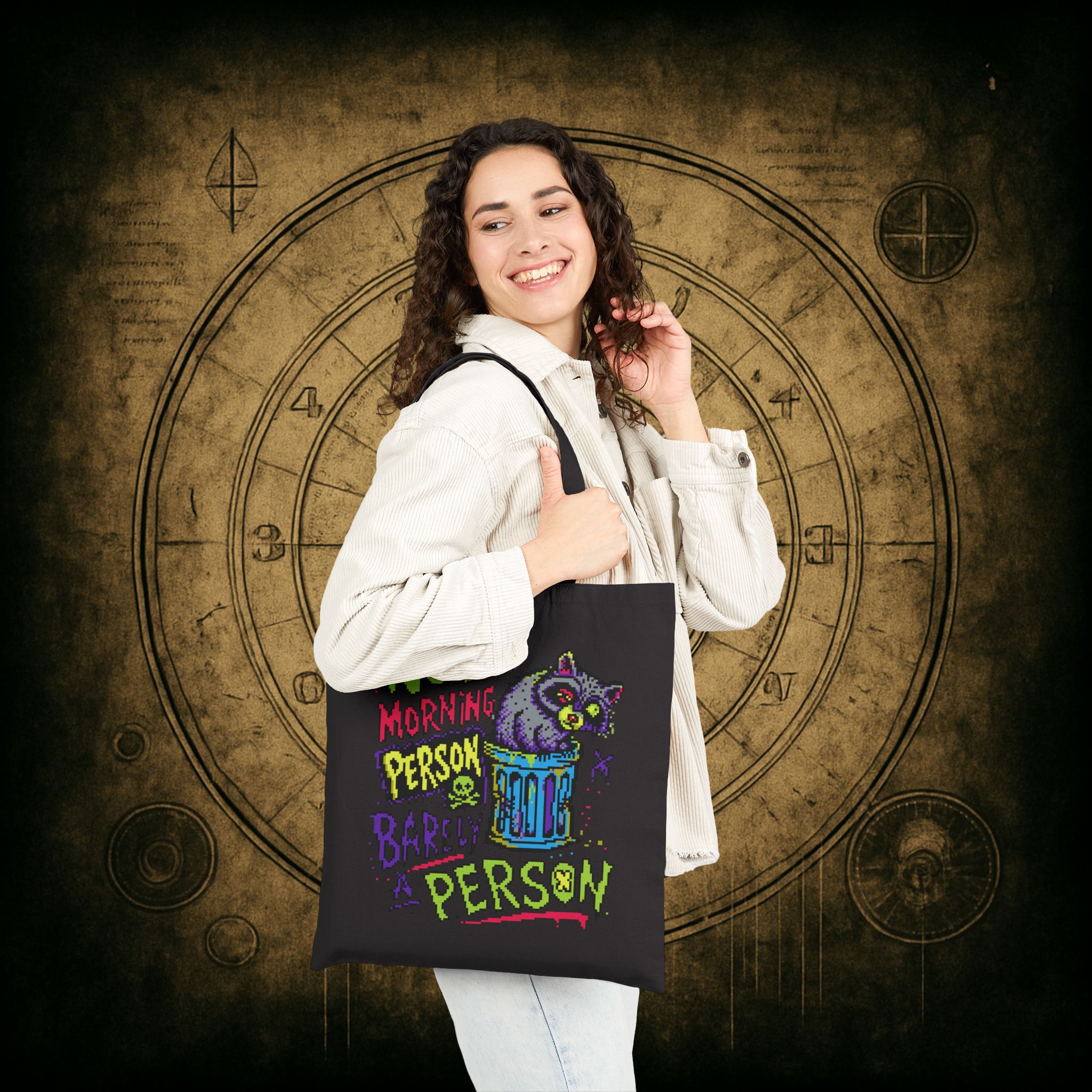 Not A Morning Person Tote Bag - Image 3