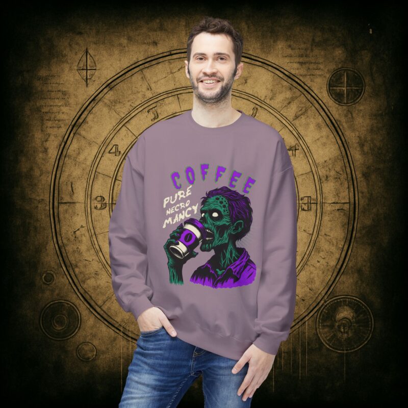 Zombie Coffee Necromancy Sweatshirt - Image 39