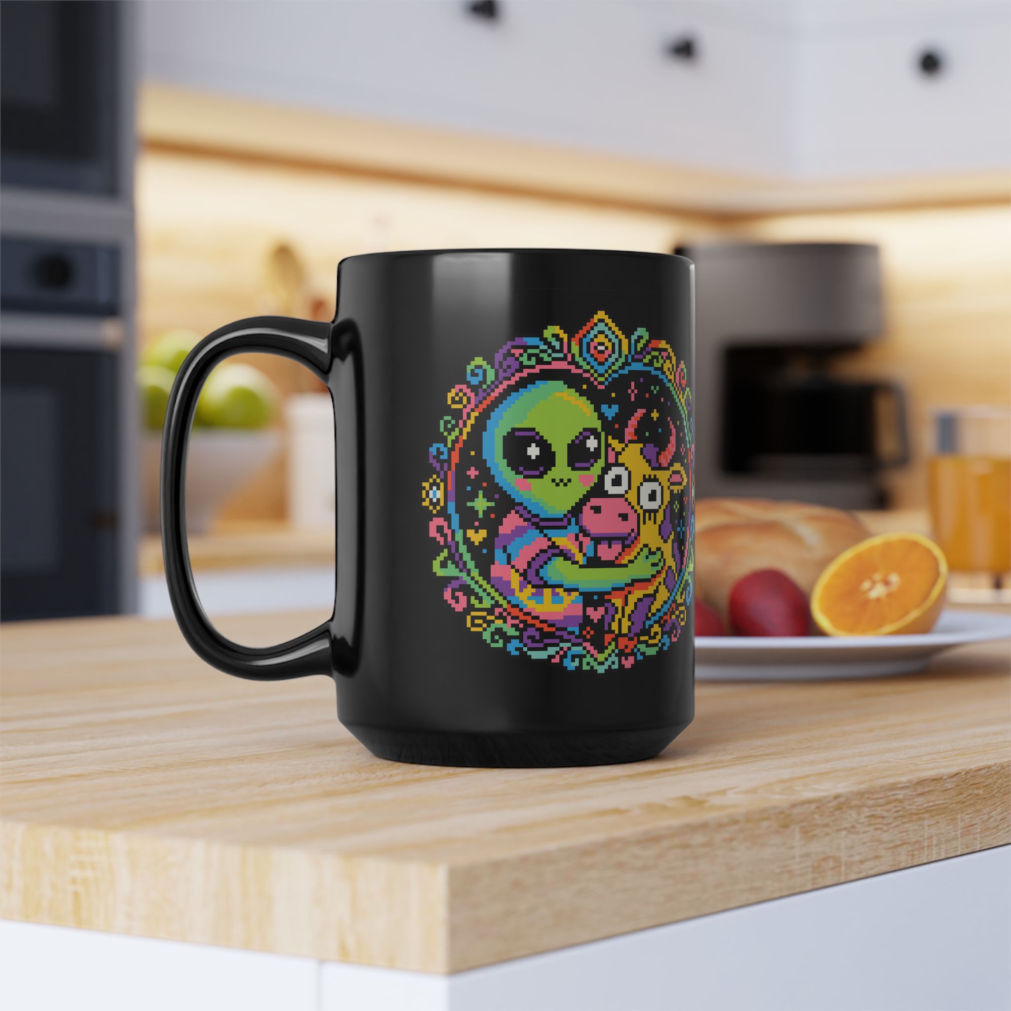 Space Cow Ceramic Mug - Image 11