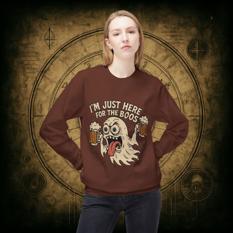 Here for the Boos Unisex Softstyle Sweatshirt - Image 11