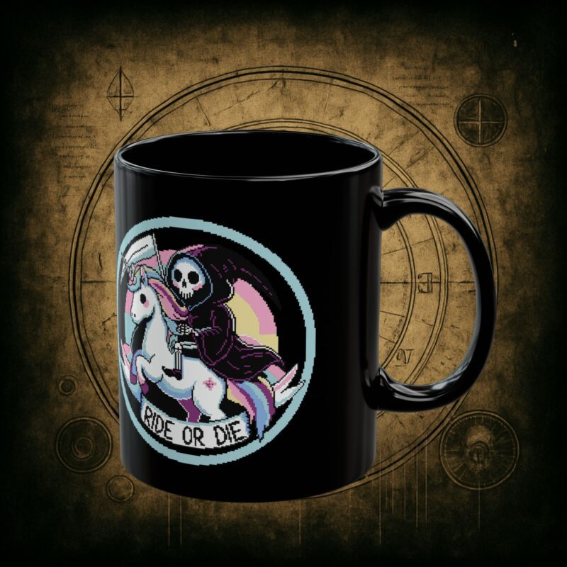 Ride or Die Ceramic Mug - Image 2