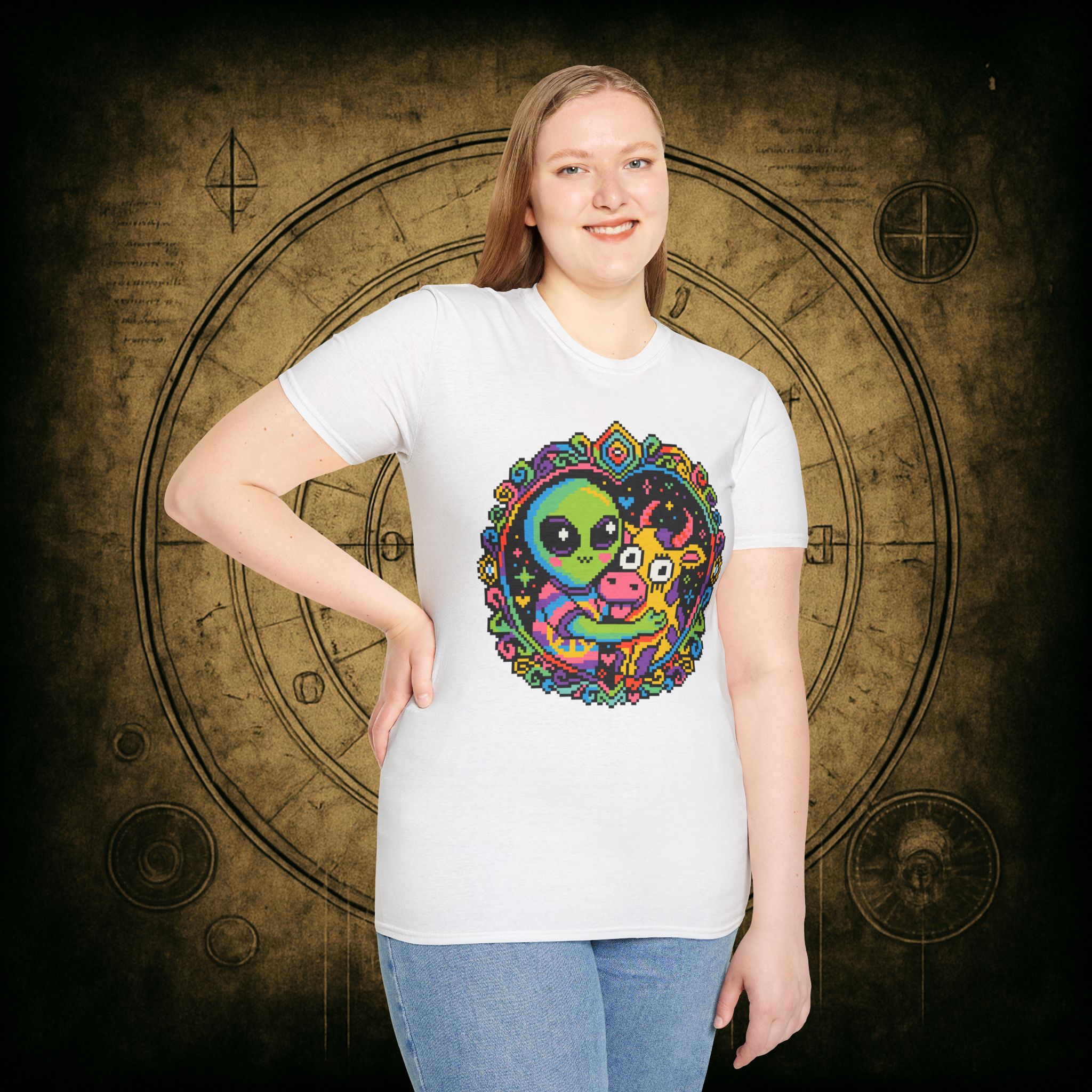 Space Cow Unisex T-Shirt - Image 32