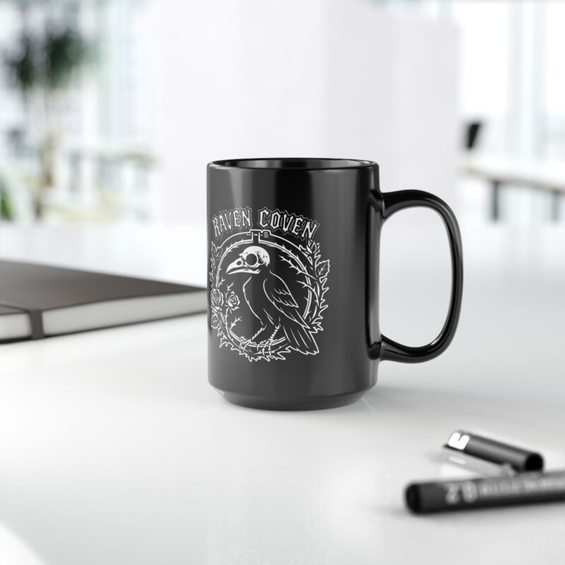 Raven of the Coven Ceramic Mug - Image 12