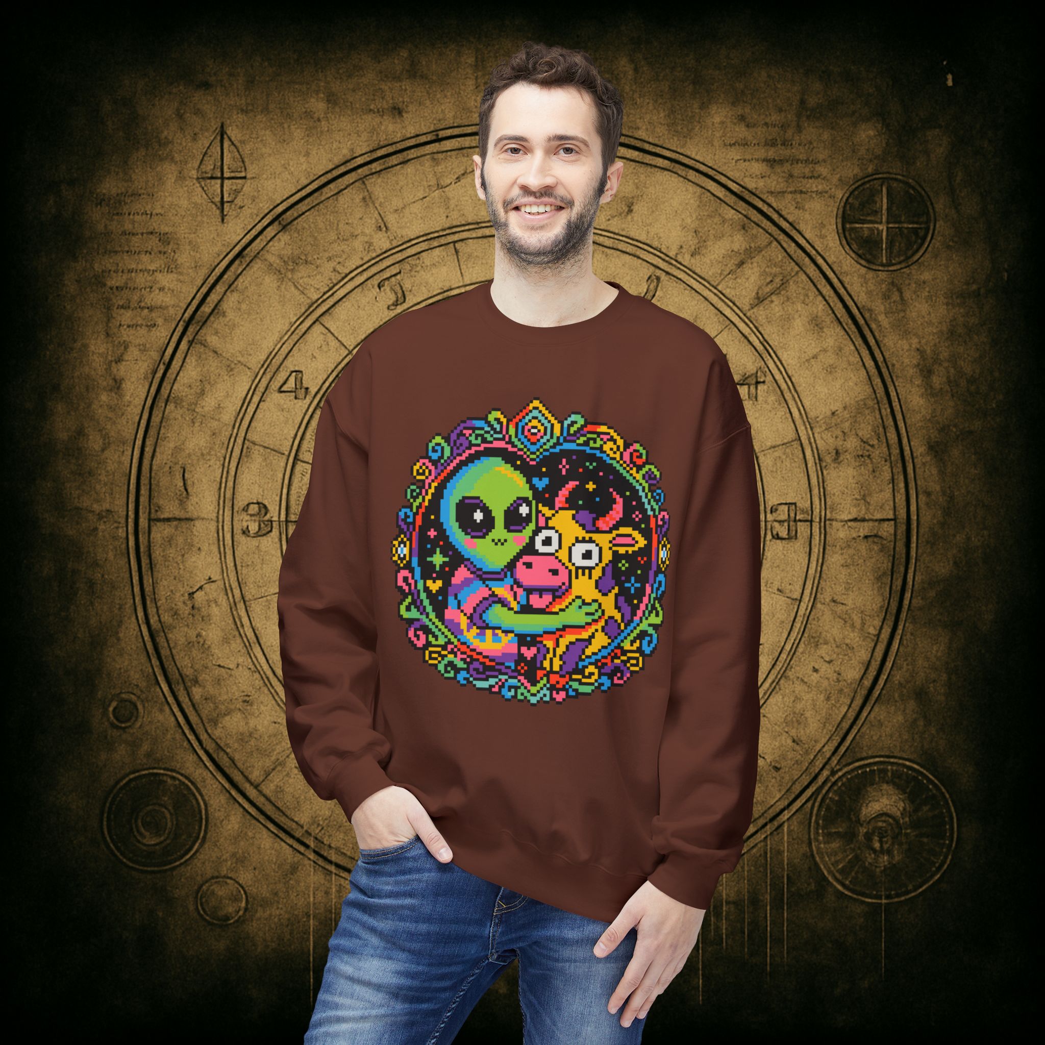 Space Cow Sweatshirt - Image 15