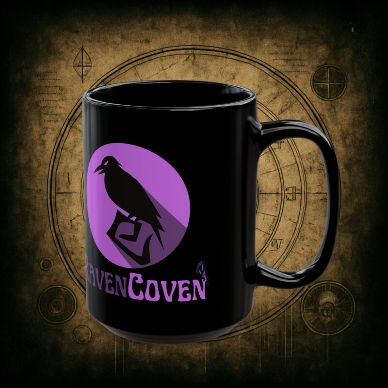 Raven Coven Logo Ceramic Mug - Image 7