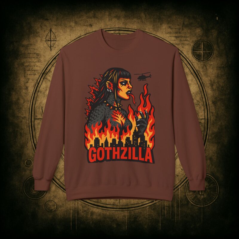 Gothzilla Unisex Sweatshirt - Image 10
