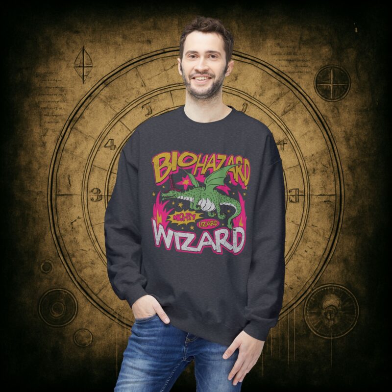 Biohazard Wizard Unisex Sweatshirt - Image 21