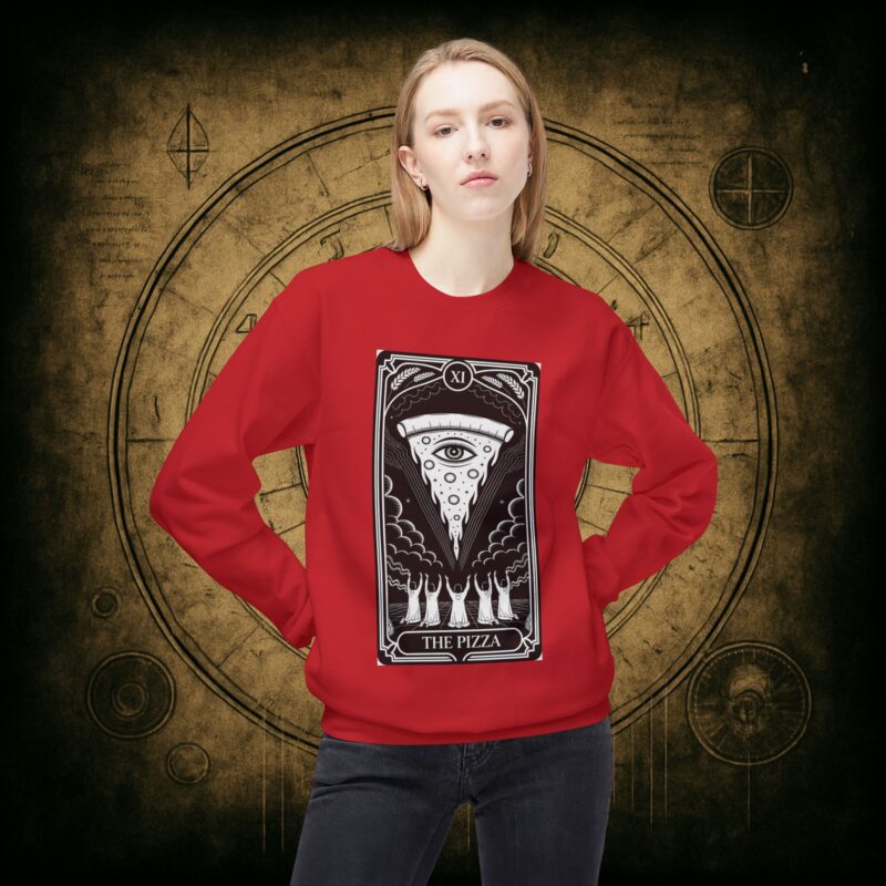 The Pizza Tarot Unisex Sweatshirt - Image 5