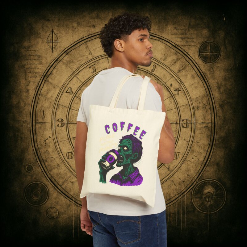 Zombie Coffee Necromancy Tote Bag - Image 8