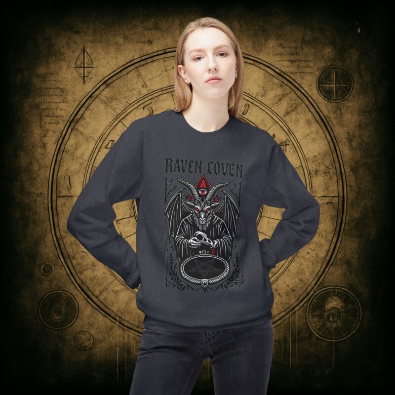 Raven Coven Initiation Unisex Sweatshirt - Image 20
