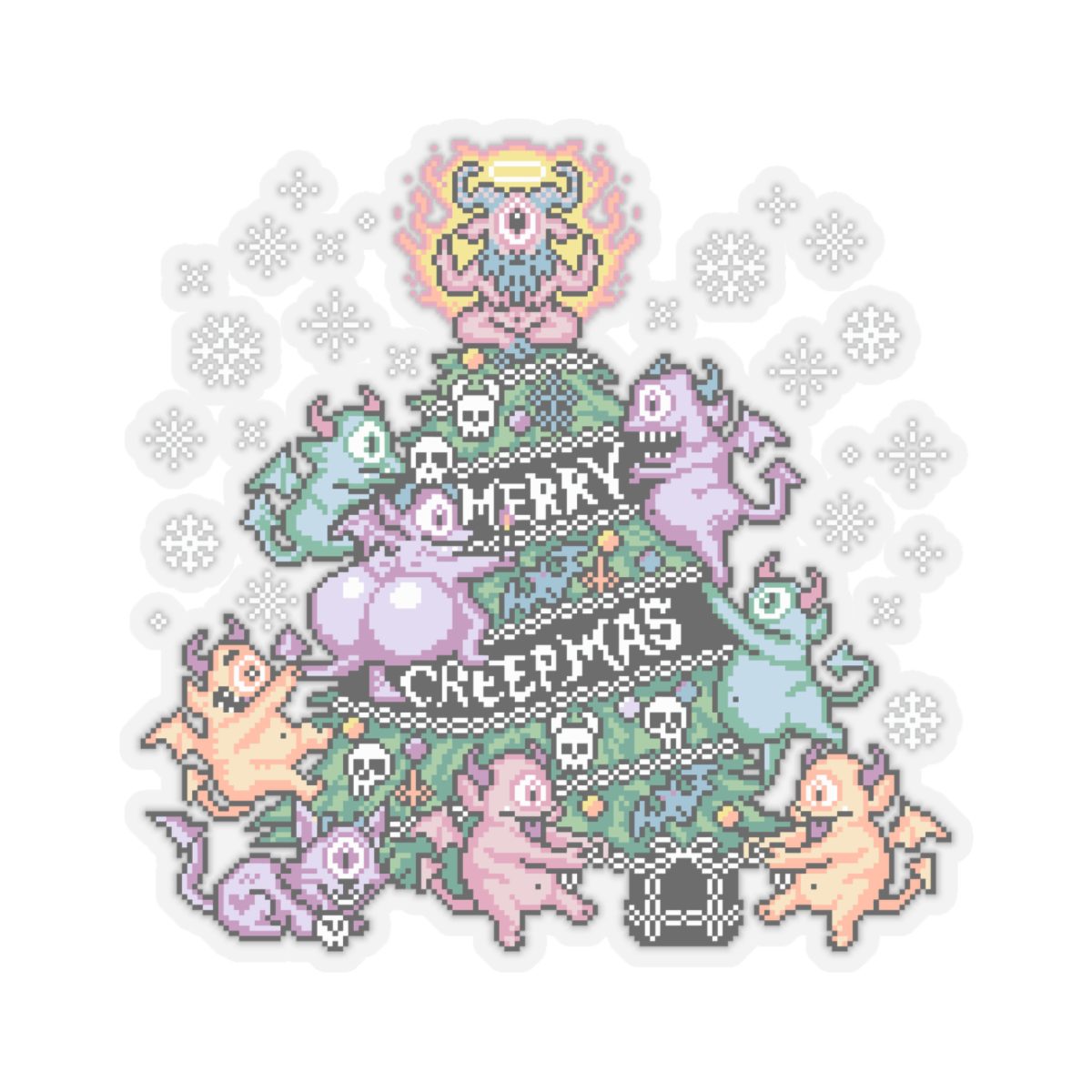 Merry Creepmas Kiss-Cut Sticker - Image 16