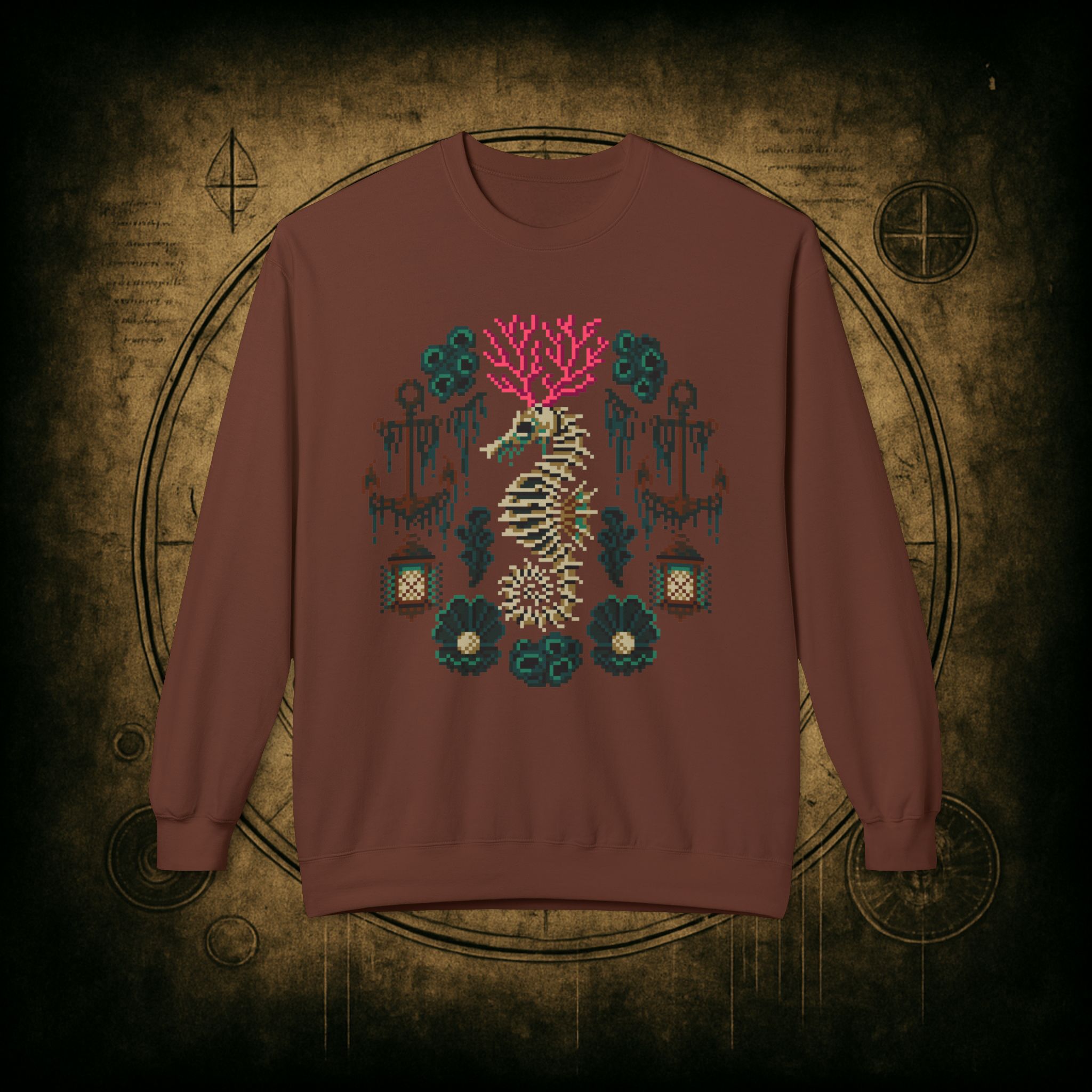 Coral Seahorse Sweatshirt - Image 17