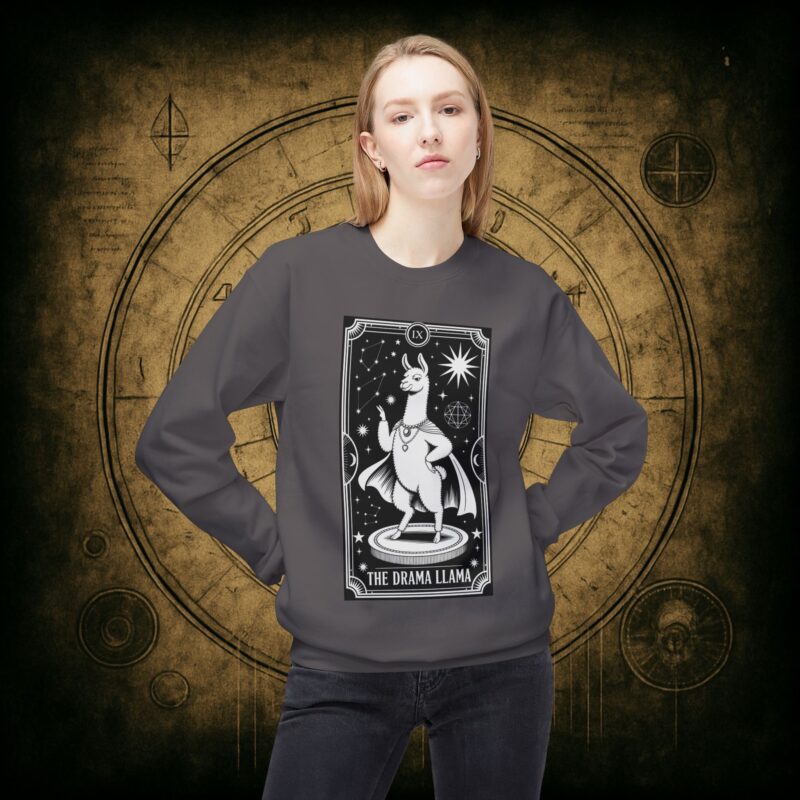 The Drama Llama Tarot Unisex Sweatshirt - Image 29
