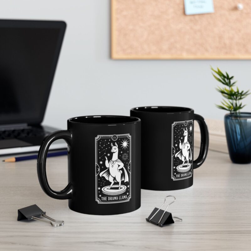 The Drama Llama Tarot Ceramic Mug - Image 5