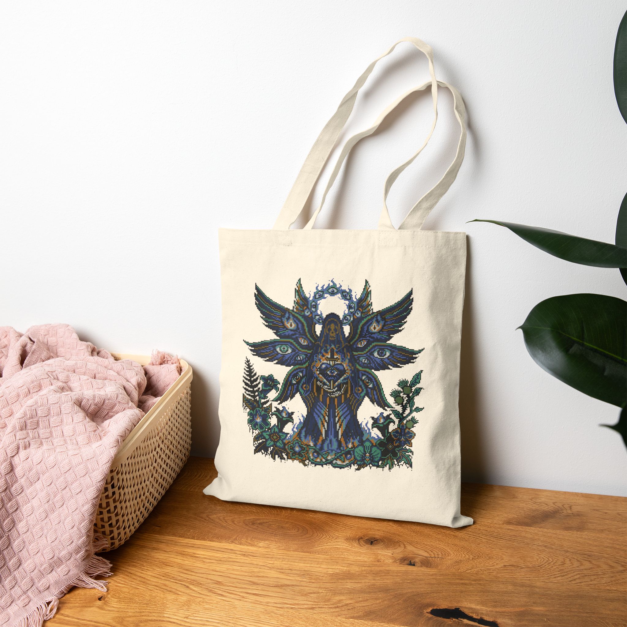 Fallen Seraphim Night Tote Bag - Image 13