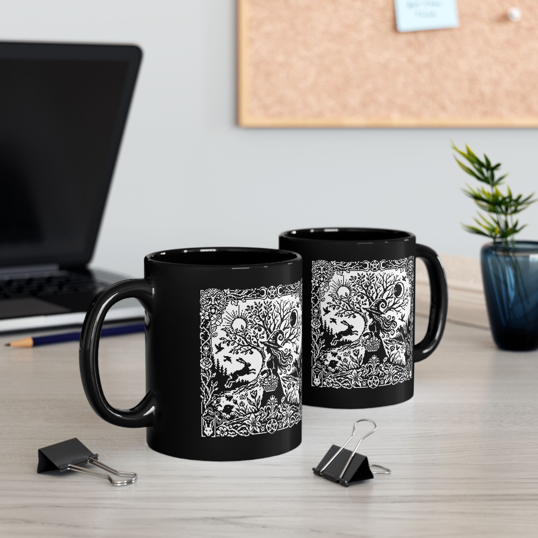 Ostara Witch Ceramic Mug - Image 5