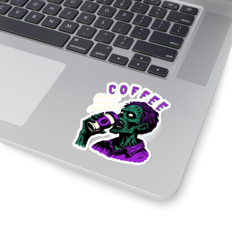 Zombie Coffee Necromancy Kiss-Cut Sticker - Image 14