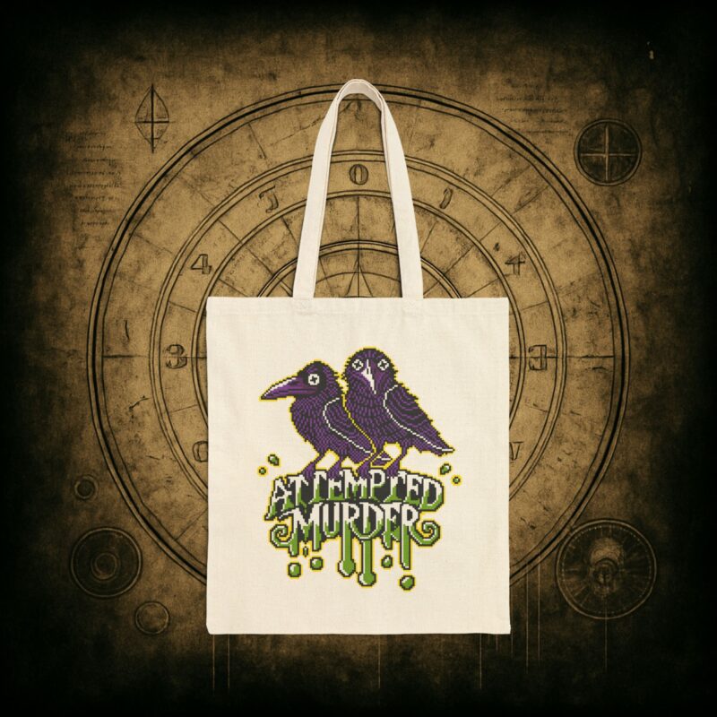 Attempted Murder Tote Bag - Image 7