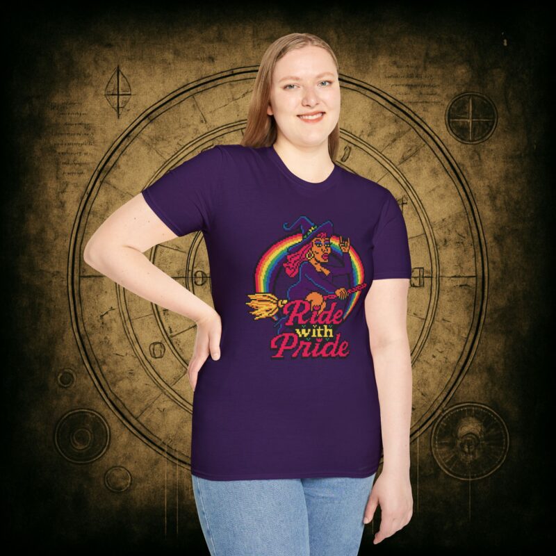 Ride with Pride Unisex T-Shirt - Image 60