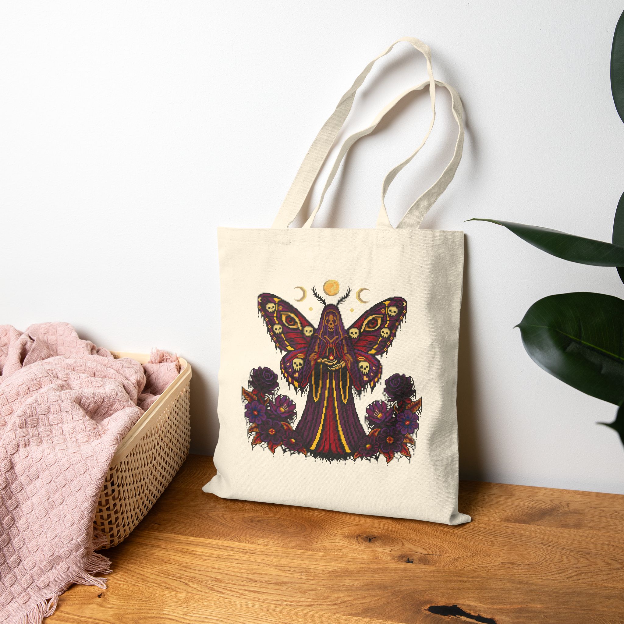 Death Moth Dusk Tote Bag - Image 13