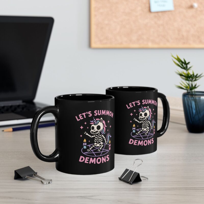 Let’s Summon Demons Ceramic Mug - Image 5