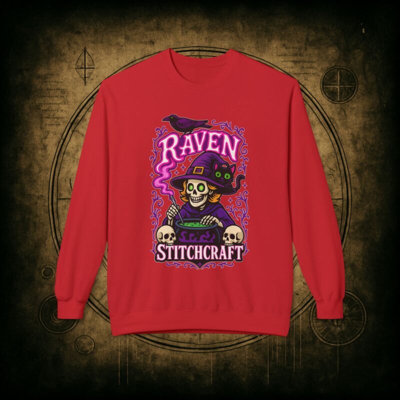 Raven Stitch Craft Brewing Unisex Sweatshirt - Image 4