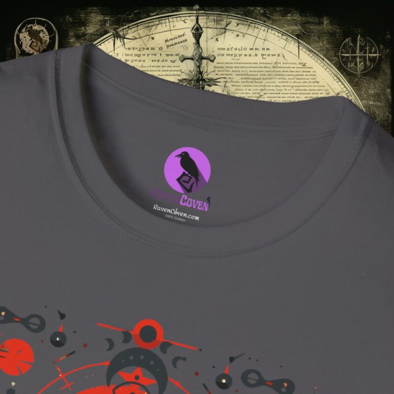 Tribal Raven Unisex T-Shirt - Image 18