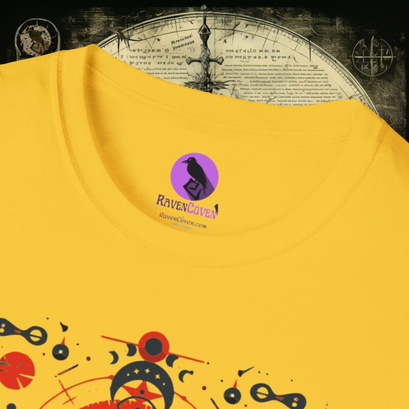 Tribal Raven Unisex T-Shirt - Image 9