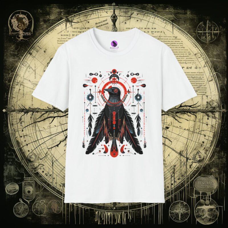 Tribal Raven Unisex T-Shirt - Image 4