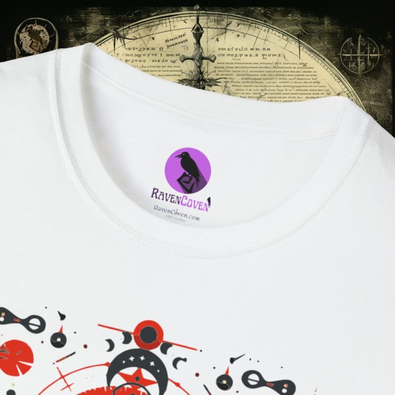 Tribal Raven Unisex T-Shirt - Image 6