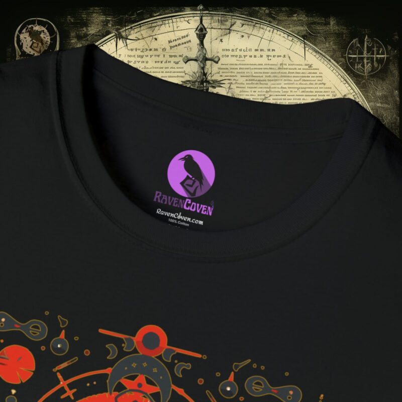 Tribal Raven Unisex T-Shirt - Image 3